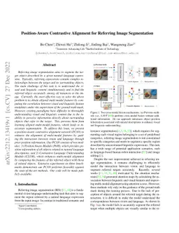 Position-Aware Contrastive Alignment for Referring Image Segmentation