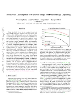 Noise-aware Learning from Web-crawled Image-Text Data for Image
  Captioning