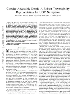 Circular Accessible Depth: A Robust Traversability Representation for
  UGV Navigation