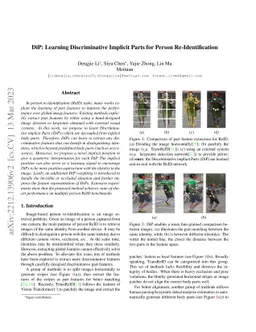 DiP: Learning Discriminative Implicit Parts for Person Re-Identification