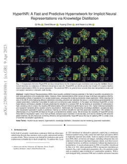 HyperINR: A Fast and Predictive Hypernetwork for Implicit Neural
  Representations via Knowledge Distillation