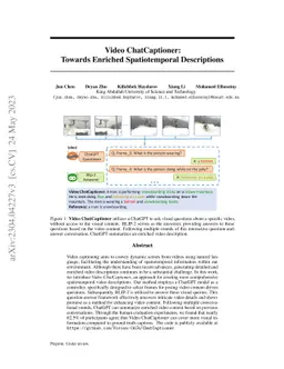 Video ChatCaptioner: Towards Enriched Spatiotemporal Descriptions