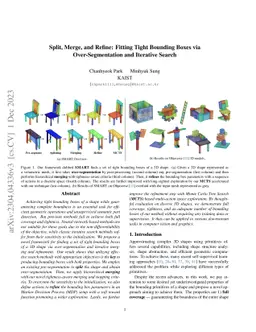 Split, Merge, and Refine: Fitting Tight Bounding Boxes via
  Over-Segmentation and Iterative Search