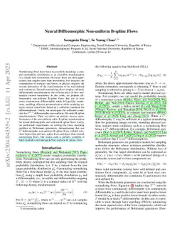 Neural Diffeomorphic Non-uniform B-spline Flows