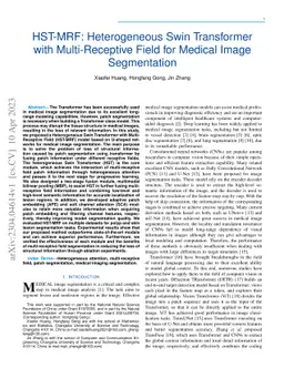 HST-MRF: Heterogeneous Swin Transformer with Multi-Receptive Field for
  Medical Image Segmentation