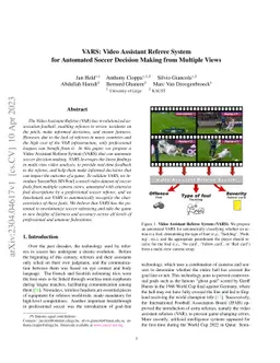 VARS: Video Assistant Referee System for Automated Soccer Decision
  Making from Multiple Views
