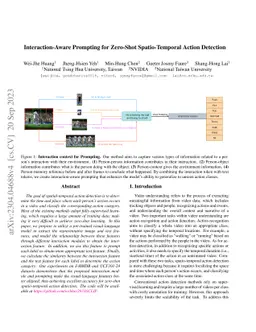 Interaction-Aware Prompting for Zero-Shot Spatio-Temporal Action
  Detection