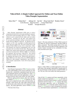 Video-kMaX: A Simple Unified Approach for Online and Near-Online Video
  Panoptic Segmentation