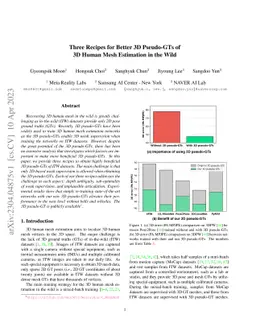 Three Recipes for Better 3D Pseudo-GTs of 3D Human Mesh Estimation in
  the Wild