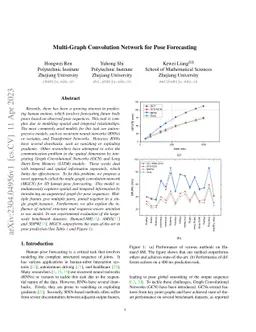 Multi-Graph Convolution Network for Pose Forecasting