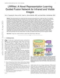 LRRNet: A Novel Representation Learning Guided Fusion Network for
  Infrared and Visible Images