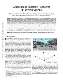 Graph-based Topology Reasoning for Driving Scenes