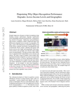 Pinpointing Why Object Recognition Performance Degrades Across Income
  Levels and Geographies