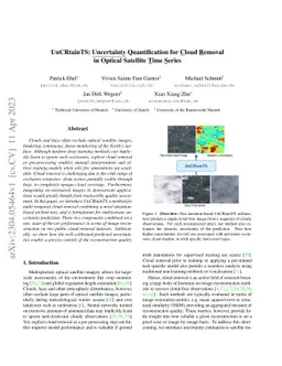 UnCRtainTS: Uncertainty Quantification for Cloud Removal in Optical
  Satellite Time Series