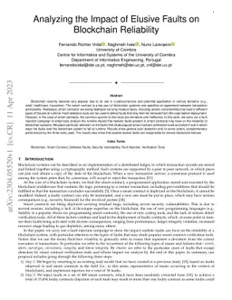 Analyzing the Impact of Elusive Faults on Blockchain Reliability