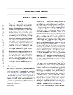 Gradient-Free Textual Inversion