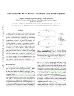 Are Local Features All You Need for Cross-Domain Visual Place
  Recognition?