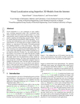 Visual Localization using Imperfect 3D Models from the Internet