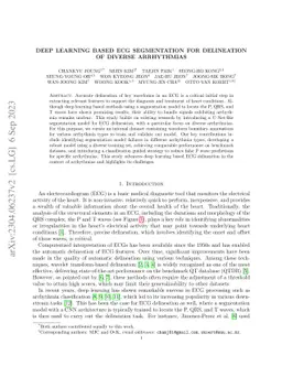 Deep learning based ECG segmentation for delineation of diverse
  arrhythmias