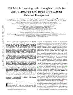 EEGMatch: Learning with Incomplete Labels for Semi-Supervised EEG-based
  Cross-Subject Emotion Recognition