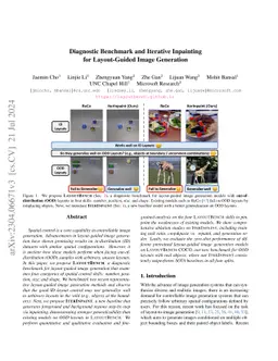 Diagnostic Benchmark and Iterative Inpainting for Layout-Guided Image
  Generation