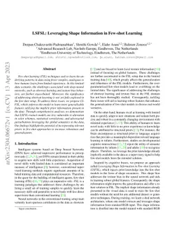 LSFSL: Leveraging Shape Information in Few-shot Learning