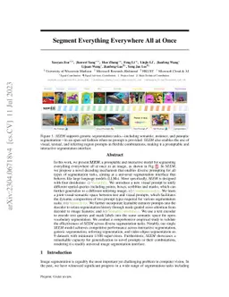 Segment Everything Everywhere All at Once