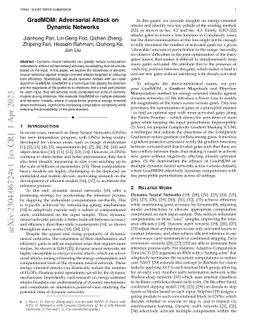GradMDM: Adversarial Attack on Dynamic Networks