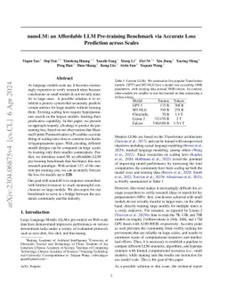 nanoLM: an Affordable LLM Pre-training Benchmark via Accurate Loss
  Prediction across Scales