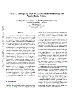 TimelyFL: Heterogeneity-aware Asynchronous Federated Learning with
  Adaptive Partial Training