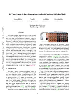 DCFace: Synthetic Face Generation with Dual Condition Diffusion Model