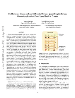 Pool Inference Attacks on Local Differential Privacy: Quantifying the
  Privacy Guarantees of Apple's Count Mean Sketch in Practice