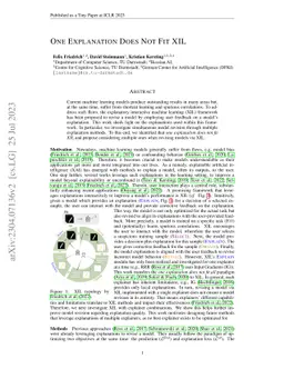 One Explanation Does Not Fit XIL