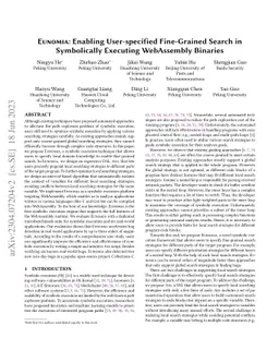 Eunomia: Enabling User-specified Fine-Grained Search in Symbolically
  Executing WebAssembly Binaries