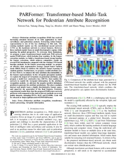 PARFormer: Transformer-based Multi-Task Network for Pedestrian Attribute
  Recognition