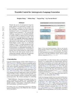 Tractable Control for Autoregressive Language Generation