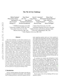 The 7th AI City Challenge