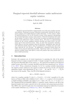Marginal expected shortfall inference under multivariate regular
  variation