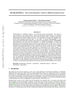 MisRoBÆRTa: Transformers versus Misinformation