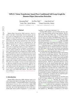 ViPLO: Vision Transformer based Pose-Conditioned Self-Loop Graph for
  Human-Object Interaction Detection
