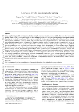 A Survey on Few-Shot Class-Incremental Learning