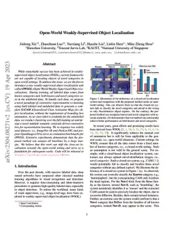 Open-World Weakly-Supervised Object Localization