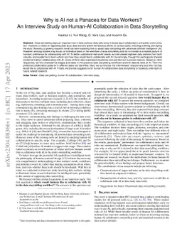 Why is AI not a Panacea for Data Workers? An Interview Study on Human-AI Collaboration in Data Storytelling