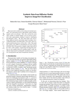 Synthetic Data from Diffusion Models Improves ImageNet Classification