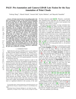 PALF: Pre-Annotation and Camera-LiDAR Late Fusion for the Easy
  Annotation of Point Clouds