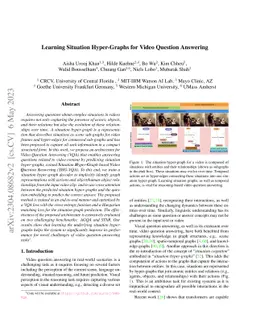 Learning Situation Hyper-Graphs for Video Question Answering