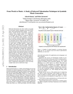 From Words to Music: A Study of Subword Tokenization Techniques in
  Symbolic Music Generation