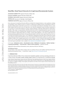 Sheaf4Rec: Sheaf Neural Networks for Graph-based Recommender Systems