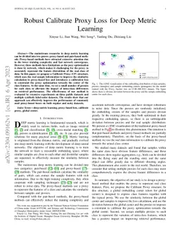 Robust Calibrate Proxy Loss for Deep Metric Learning
