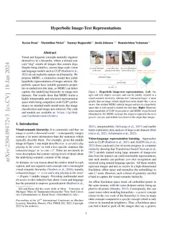 Hyperbolic Image-Text Representations